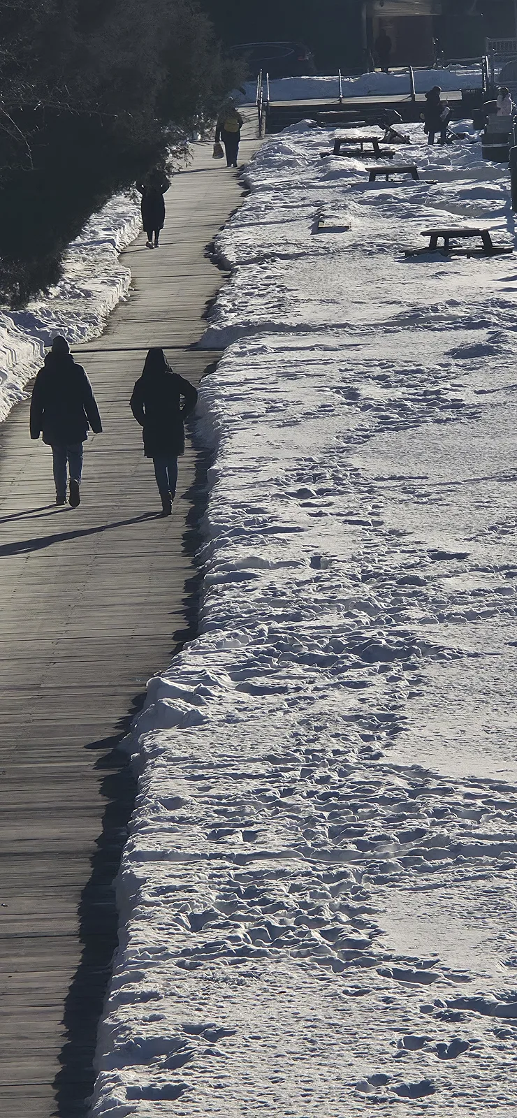 My phone has a telephoto - loved this view from the bridge