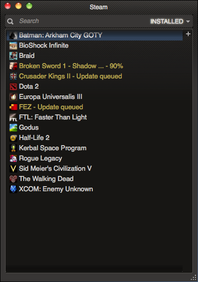Steam Client - In-Home Streaming