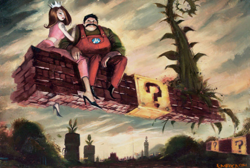 Super Mario and Princess Peach – I AM 8BIT